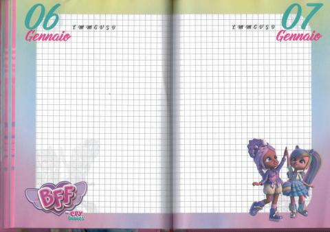 Diario Ufficiale BFF by CRY BABIES, 12 Mesi, 350 Pagine e Penna magica