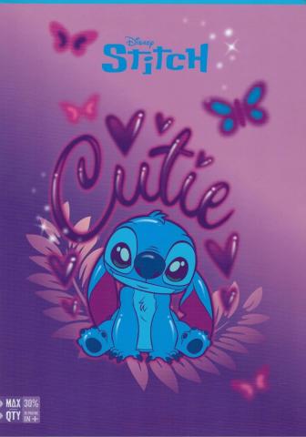 5 Quadernoni Quaderni maxi A/4 SEVEN - Disney STITCH - Rigature varie