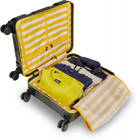 Trolley Invicta Travel Maket WT - Bagaglio Rigido ABS - Nero