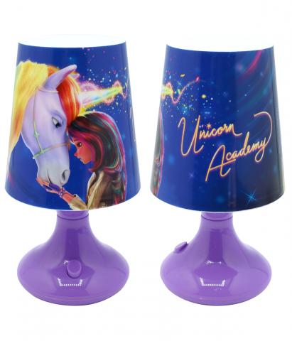 LAMPADA a LED UNICORN ACADEMY - con Batteria e Pulsante On/Off