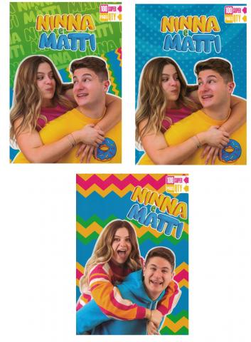 6 Quadernoni Quaderni maxi A/4 NINNA e MATTI  Rigatura B