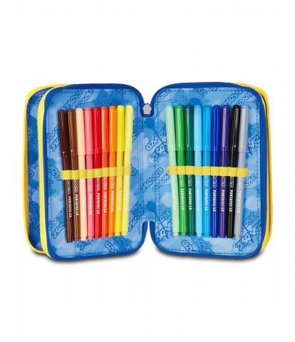 ASTUCCIO 3 ZIP SEVEN  COMPLETO di 45 PEZZI HIDDEN SPOT BOY