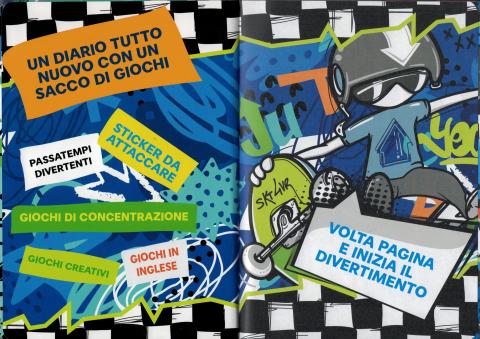 DIARIO AGENDA SCUOLA datato 2025/2026 Seven SJ GANG Boy