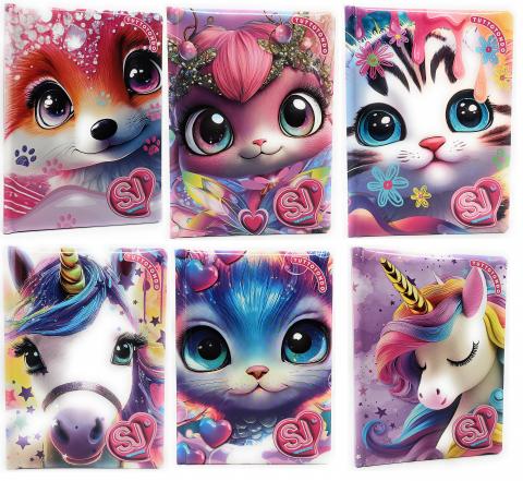DIARIO AGENDA SCUOLA datato 2025/2026 SEVEN SJ GANG ANIMALI GIRL