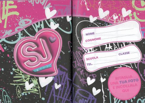 DIARIO AGENDA SCUOLA datato 2025/2026 SEVEN SJ GANG ANIMALI GIRL