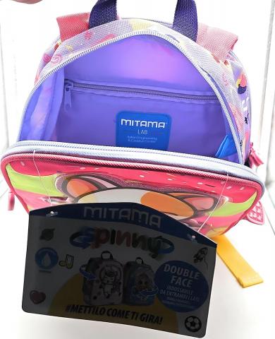 Zaino Asilo reversibile per bambine Mitama - UNICORNO
