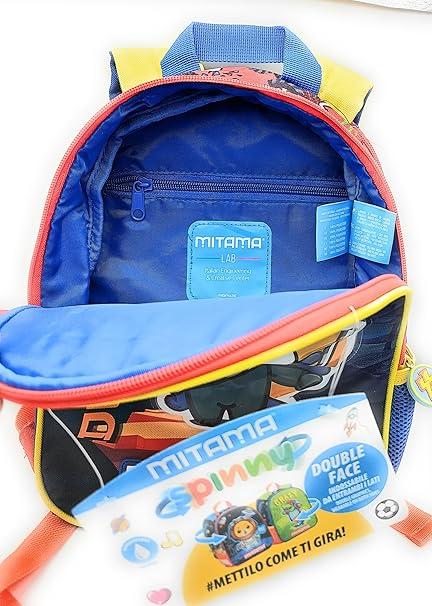 Zaino Asilo reversibile per bambine Mitama - cagnolino