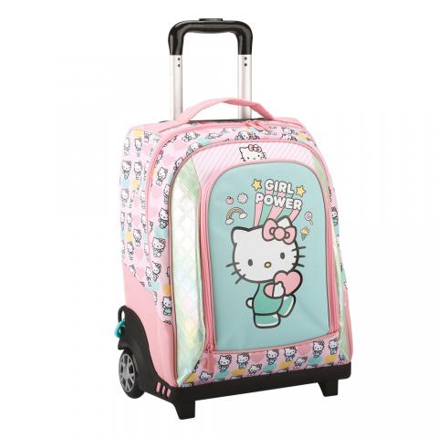 Zaino Trolley Duo Scuola HELLO KITTY