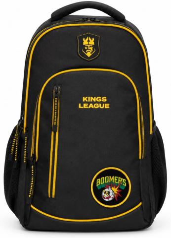 Zaino Kings League Nero con Patch Intercambiabili