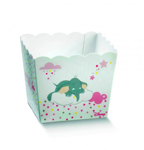 10 Scatole Vaso porta Confetti Caramelle DISNEY  DUMBO rosa