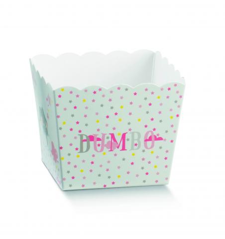 10 Scatole Vaso porta Confetti Caramelle DISNEY  DUMBO rosa