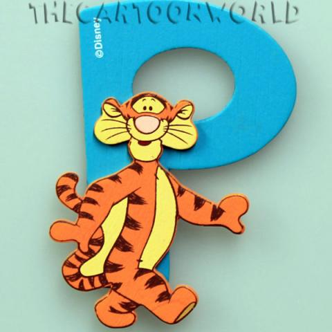 Lettere in Legno Adesive DISNEY WINNIE THE POOH - P