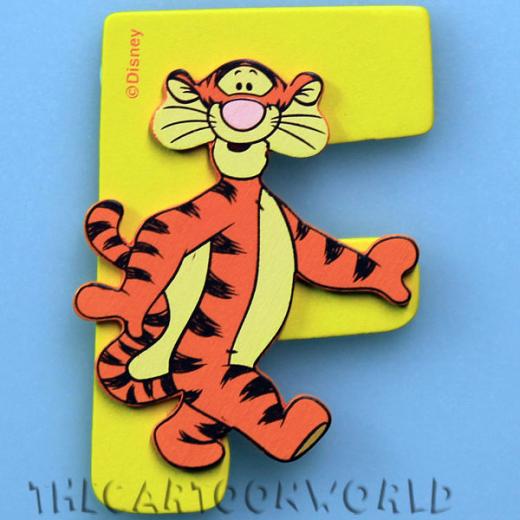 Lettere in Legno Adesive DISNEY WINNIE THE POOH - F