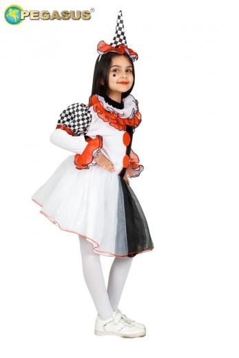 DRESS COSTUME CARNIVAL Mask - Girl PIERROTTINA