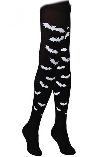 Collant Stampa Pipistrello Accessorio Di Carnevale