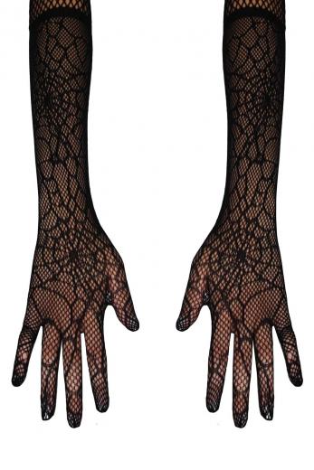 GUANTES de HALLOWEEN para adultos spider - WEB de negro