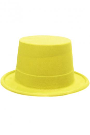 Cappello Presentatore Giallo Accessorio Di Carnevale