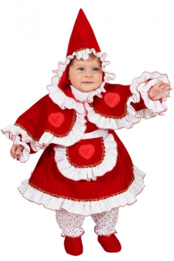 Costume Di Carnevale Neonato/a Da Cappuccetto Rosso
