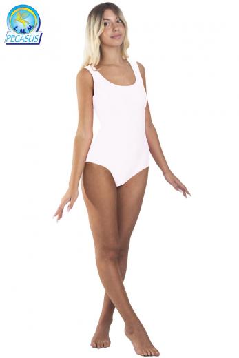 Body Danza Lycra Smanicato Bianco Donna