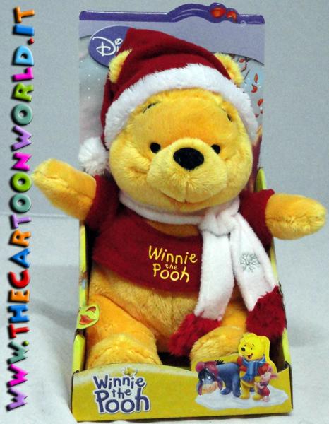 PELUCHE NATALE DISNEY WINNIE THE POOH - 25 CM