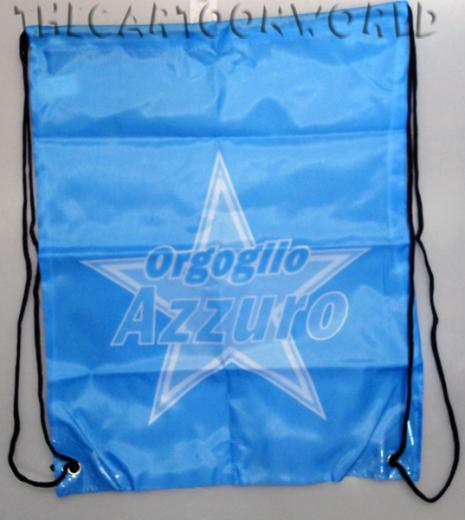 FANTASTICA Borsa SACCA SPORT - FORZA AZZURRI - NAPOLI