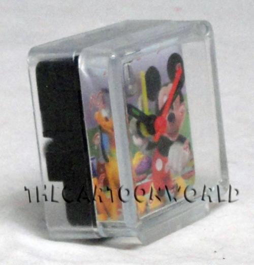OROLOGIO / SVEGLIA DISNEY TOPOLINO e PLUTO 6x6 cm