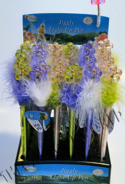 PENNA SFERA CON PIUME E LUMINOSA 18cm DISNEY TRILLY viola