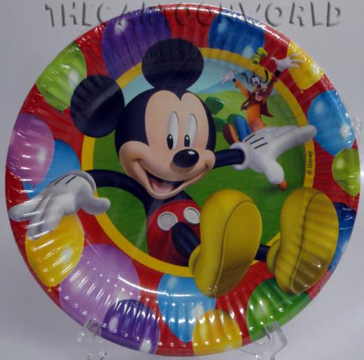 ADDOBBI Compleanno Festa Piatti DISNEY TOPOLINO 19,5 cm