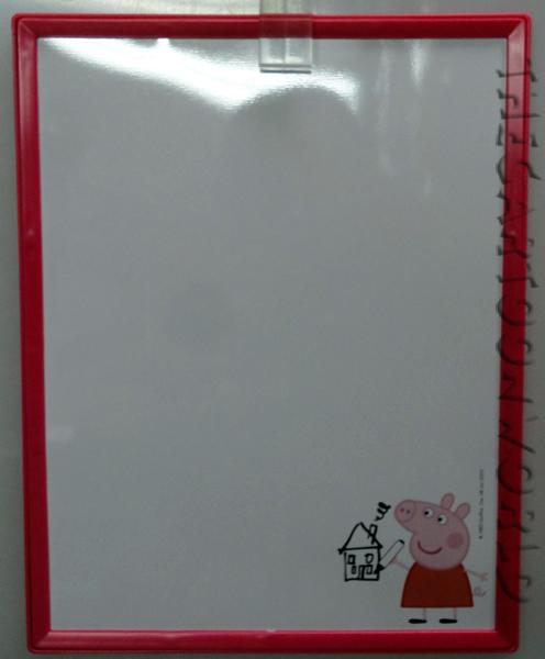 LAVAGNA MAGNETICA DISNEY - PEPPA PIG -  con Numeri e gessetti
