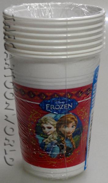 ADDOBBI Compleanno Festa BICCHIERI DISNEY - FROZEN Anna e Elsa