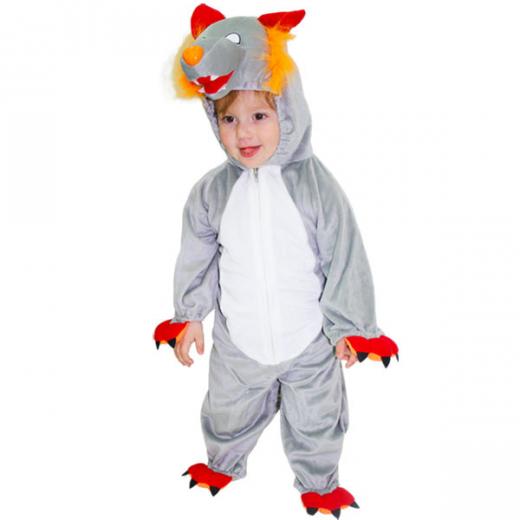 VESTITO COSTUME Maschera di CARNEVALE - LUPETTO Lupo