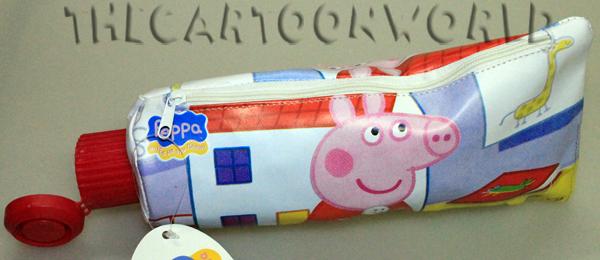 ASTUCCIO Tombolino SCUOLA a Forma di Tubetto DISNEY PEPPA PIG