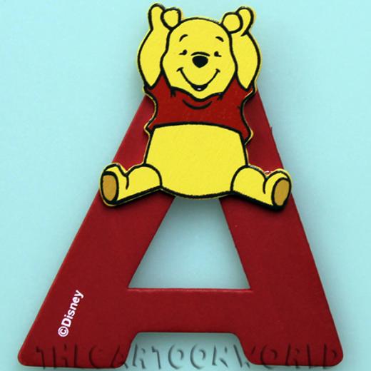 Lettere in Legno Adesive DISNEY WINNIE THE POOH - A