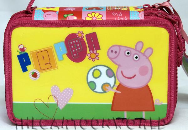 ASTUCCIO SCUOLA 46 pezzi - 3 CERNIERE DISNEY PEPPA PIG