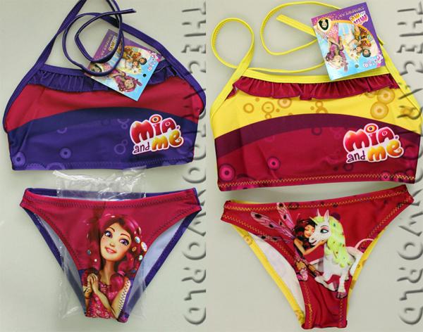 COSTUME MARE / Piscina 2 Pezzi Bikini  DISNEY MIA and ME 4 6 8 10 12 anni