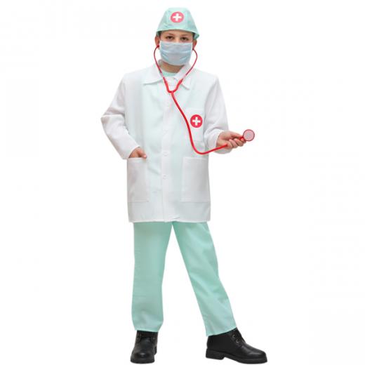 VESTITO COSTUME Maschera di CARNEVALE bambino - DOTTORE