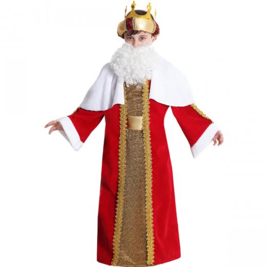 VESTITO COSTUME Maschera di NATALE- RE MAGI - GASPARE bimbo