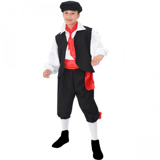 VESTIDO de TRAJE de Máscara de CARNAVAL infantil - TARANTELLA