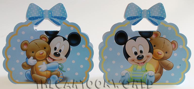 BOMBONIERA DISNEY Scatolina ASTUCCIO porta confetti TOPOLINO - MINNIE
