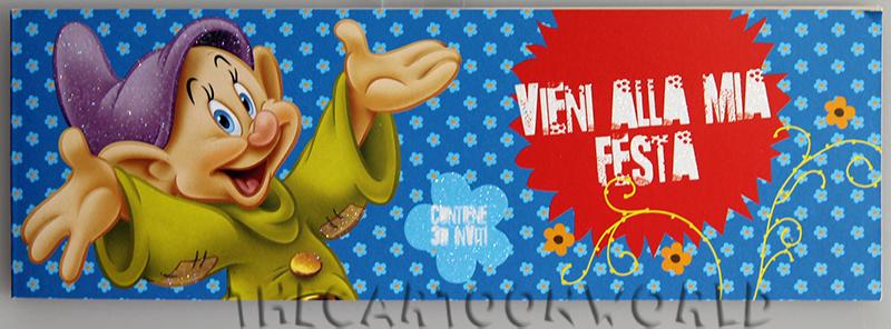 ADDOBBI Compleanno Festa BLOCCHETTO DA 30 Inviti DISNEY 7 Nani new