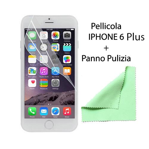 10 Películas Para el IPHONE 6 plus - Proteger la Pantalla Lcd con un paño de Limpieza