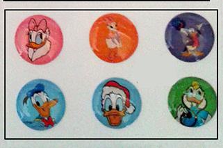 6 Sticker's Adesivi Tasto centrale HOME BUTTON Universale per iPHONE iPAD iPOD a