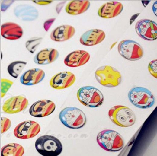 6 Sticker's Adesivi Tasto centrale HOME BUTTON Universale per iPHONE iPAD iPOD d