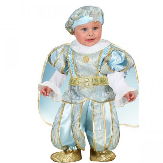 VESTITO COSTUME Maschera di CARNEVALE NEONATO - PRINCIPE AZZURRO