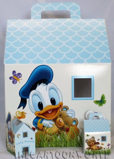 BOMBONIERA DISNEY ASTUCCIO porta confetti TOPOLINO e PAPERINO - MINNIE e DAISY c