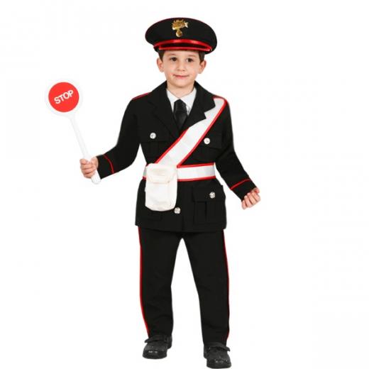 VESTITO COSTUME Maschera di CARNEVALE baby - CARABINIERE