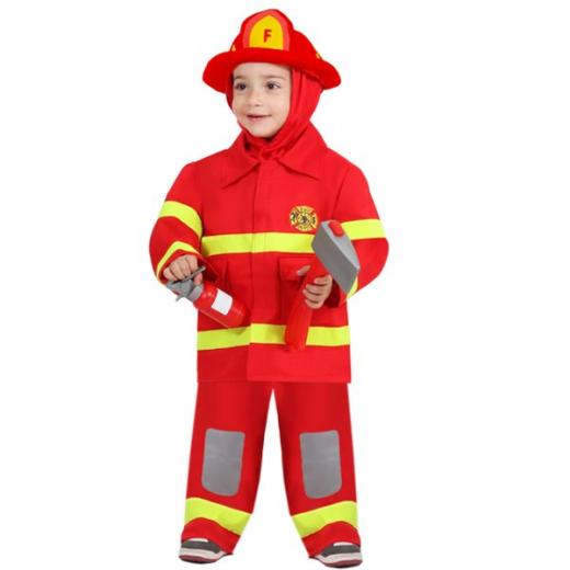 VESTITO COSTUME Maschera di CARNEVALE Primi Passi - PICCOLO POMPIERE