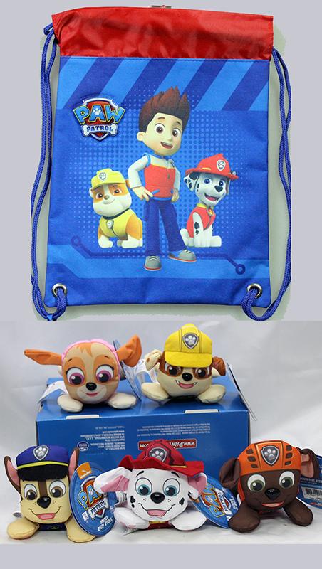 Borsa / Sacca Sport DISNEY PAW PATROL piu' Peluche