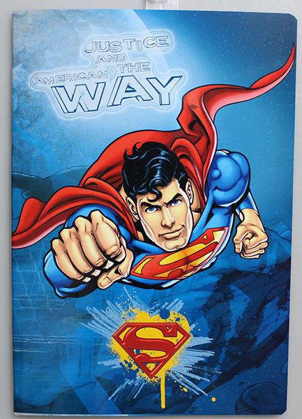 5 Quadernoni Quaderni maxi A/4 Disney SUPERMAN Rigatura B - 3' elementare