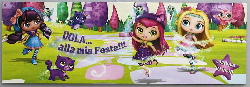 BLOCCHETTO DA 30 Inviti per Compleanno Festa DISNEY - Little Charmers